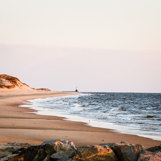 Delaware beach near La Red Health Center's Sussex County locations